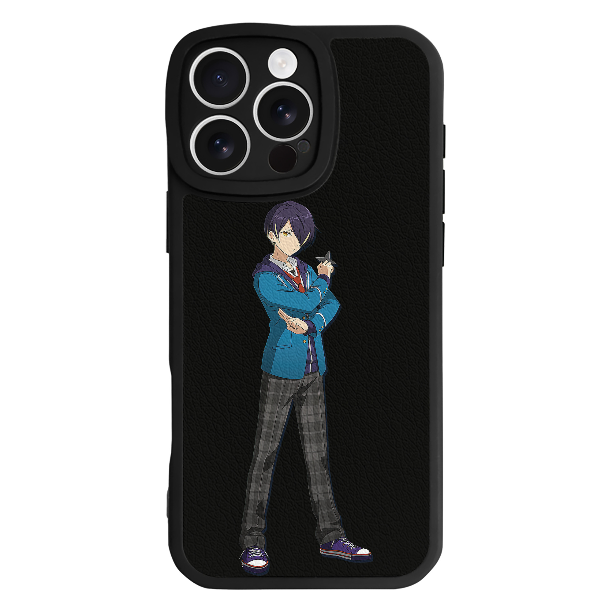 （画像用） あんさんぶるスターズ! Ensemble Stars 【iPhone 16シリーズ対応】シリコンスマホケース（レザー調） 材質：シリコン